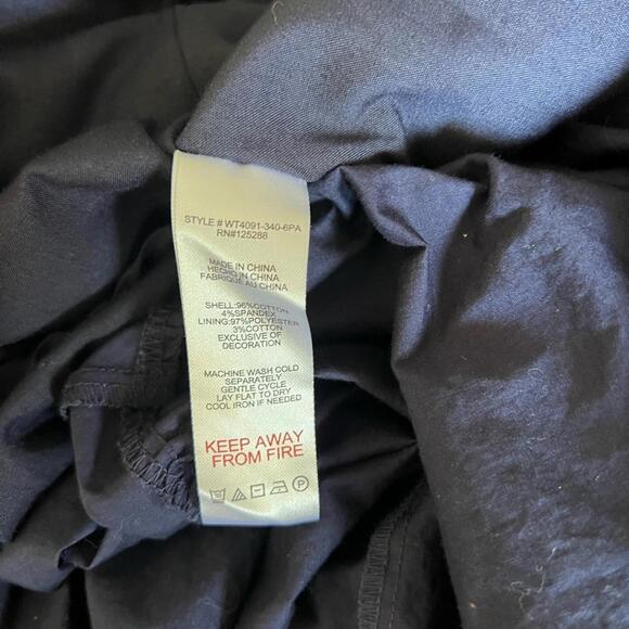 EUC Jason Wu Tiered Embroidered Eyelet Maxi Dress Shoulder Bow Ties Navy XS - Picture 7 of 8